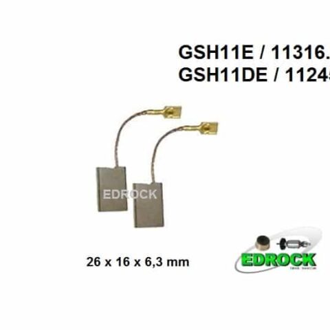 Escovas de Carvão Martelo Bosch GSH11E / 11316.7 (KFE 148 A/B)