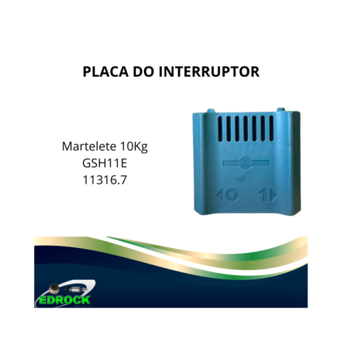 Placa Interruptor Tabua GSH11E 11316.7