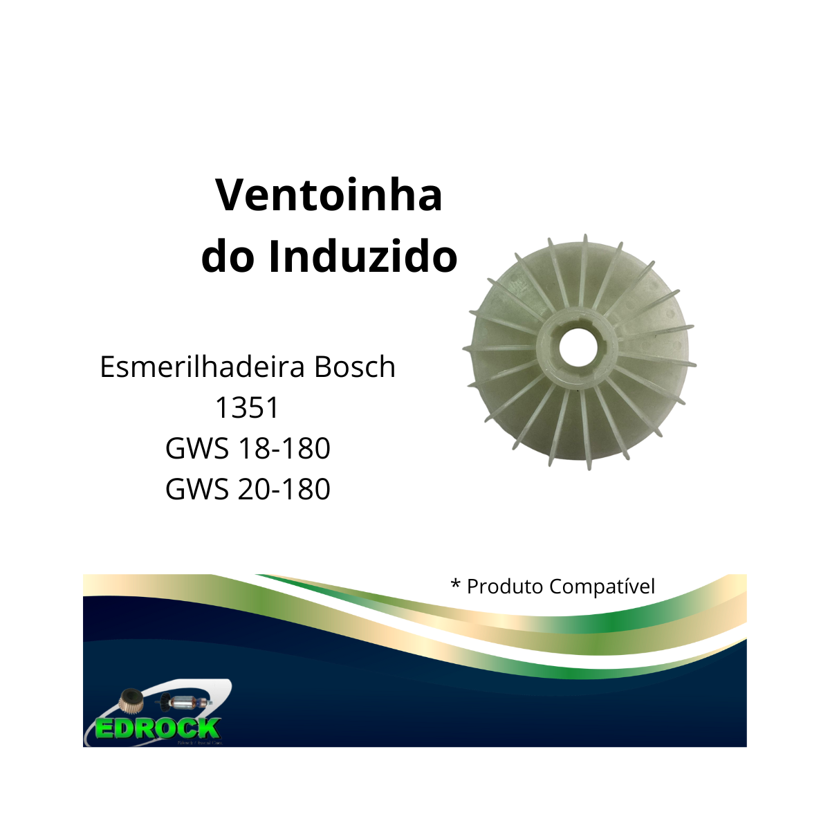 Ventoinha Induzido GWS 18-180 GWS20-180
