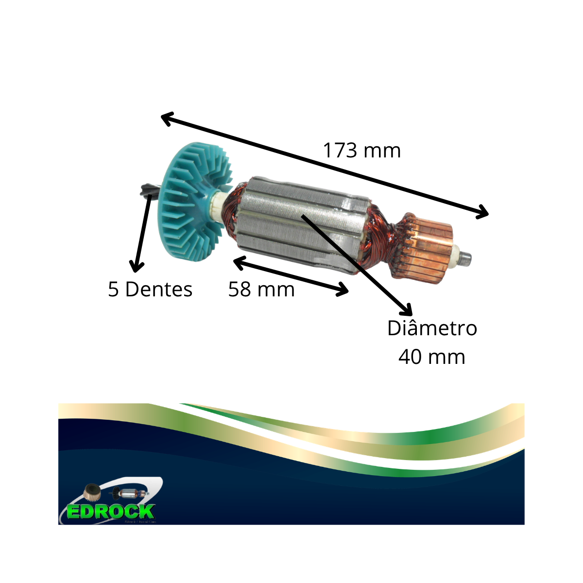 Induzido 1546 GKS 7.1/4 (220V) - Imagem 2
