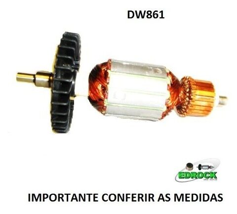 Induzido 110V Compatível Dewalt DW861