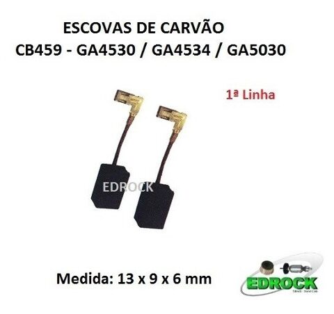 Escova de Carvão CB459 Esmerilhadeira GA4530 (XSE 218)