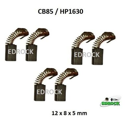 Escova de Carvão CB85 Furadeira Makita HP1630 (3 Pares)