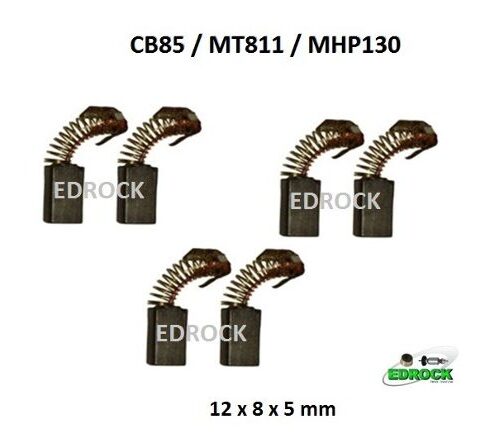 Escova de Carvão CB411 Furadeira MT811 / MHP130 (3 Pares)