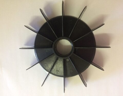 Ventilador Para Motor Eberle 132 Furo Grande 37mm