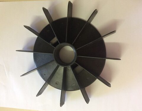 Ventilador Para Motor Eberle 160 Furo Grande 44mm