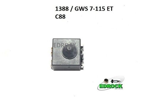 Interruptor Esmerilhadeira Bosch GWS 7-115ET / 3601C88