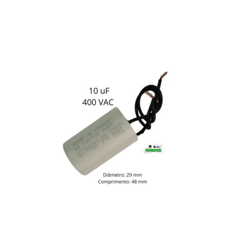 Capacitor 10 uF x 400V