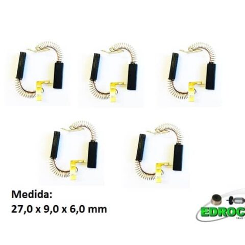 Escova de Carvão Lavadora Arno Antigo (EC3985) - Kit 5 Pares