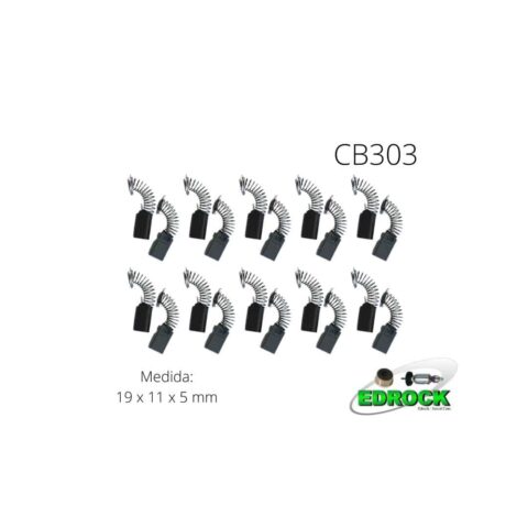 Escova Carvão CB303 Serra Circular Makita 5806H (10 pares)