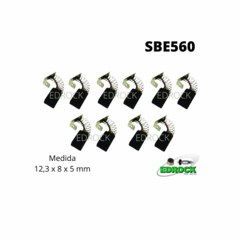 Escova de Carvão Furadeira Metabo SBE560 (5 Pares)