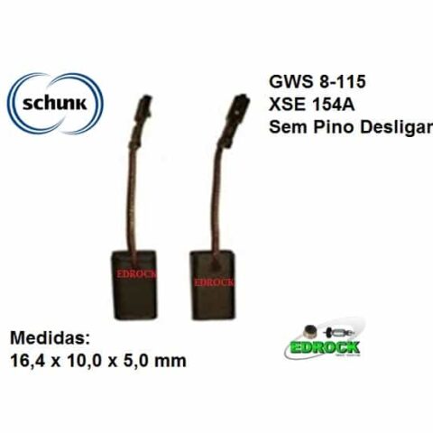 Escova de Carvão Bosch GWS 8-115 (XSE 154A)