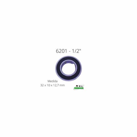 Rolamento 6201 1/2" 2RS C3 HCH