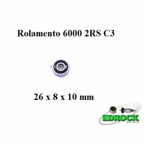 Rolamento 6000 2RS C3 HCH