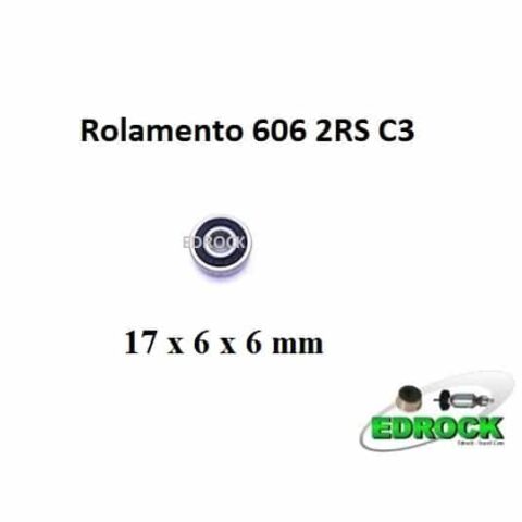 Rolamento 606 2RS C3 HCH