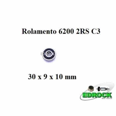Rolamento 6200 2RS C3 HCH