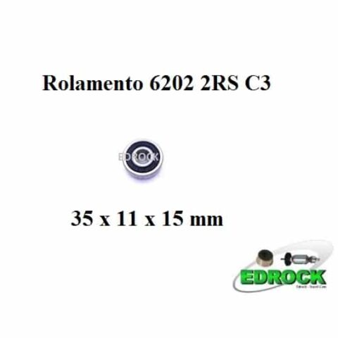 Rolamento 6202 2RS C3 HCH