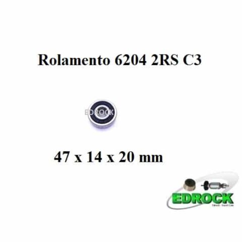 Rolamento 6204 2RS C3 HCH
