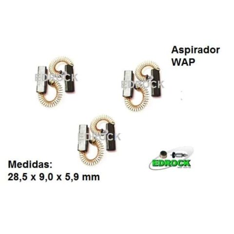 Escova de Carvão Aspirador Wap (3 Pares)