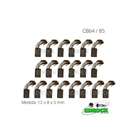 Escova de Carvão CB64 Lixadeira Orbital BO4540 (10 pares)